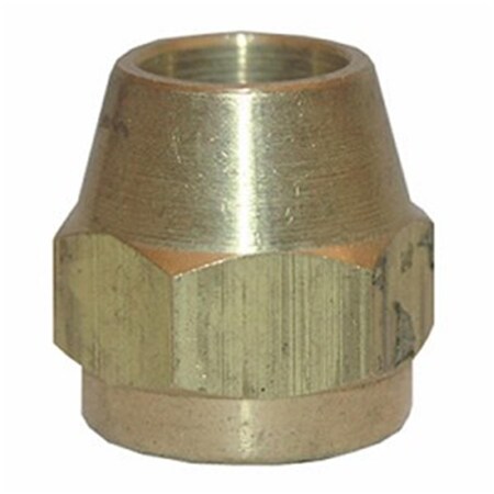 Larsen Supply Co 0.25 in. Brass Flare Nut, 6PK 207889